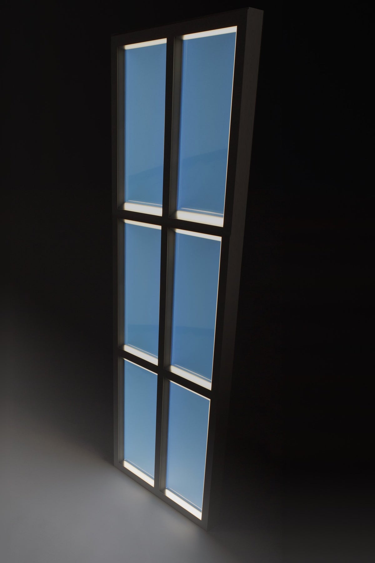 FLAT-23L: six sky panels in one 184 x 64 cm frame